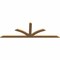 Ekena Millwork Richland Smooth Timber Gable Bracket, Western Red Cedar, 84"W x 28"H x 1 1/2"D x 3 1/2"F, 8/12 Pitch GBW084X28X0204RIC00SWR - alternate 2